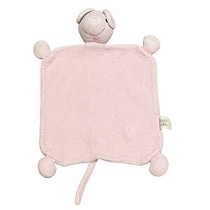 Apple Park Pink Mouse Security Blanket Lovey Lovie Apple Appliquéd Baby Girl
